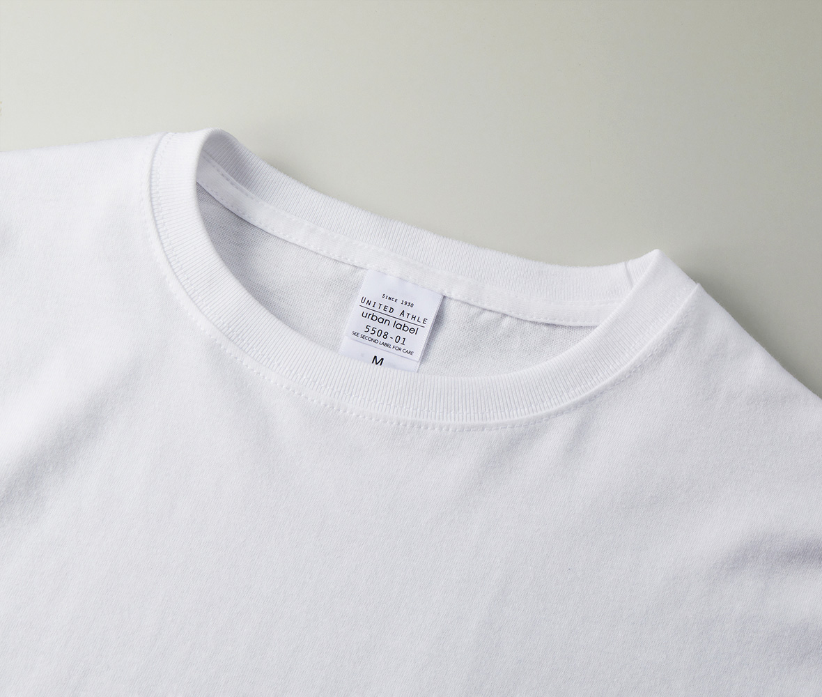 首リブは丈夫なダブルステッチ始末