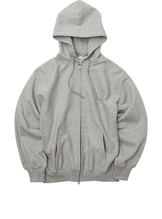 5762-01 12.0オンス ヘヴィーウェイト スウェット フルジップ パーカ(裏起毛)