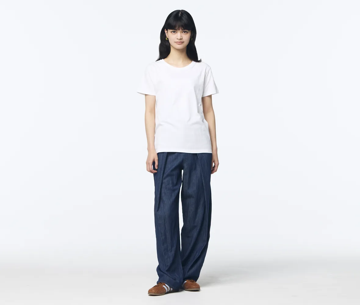 身長168cm G-Mサイズ 001.ホワイト 着用