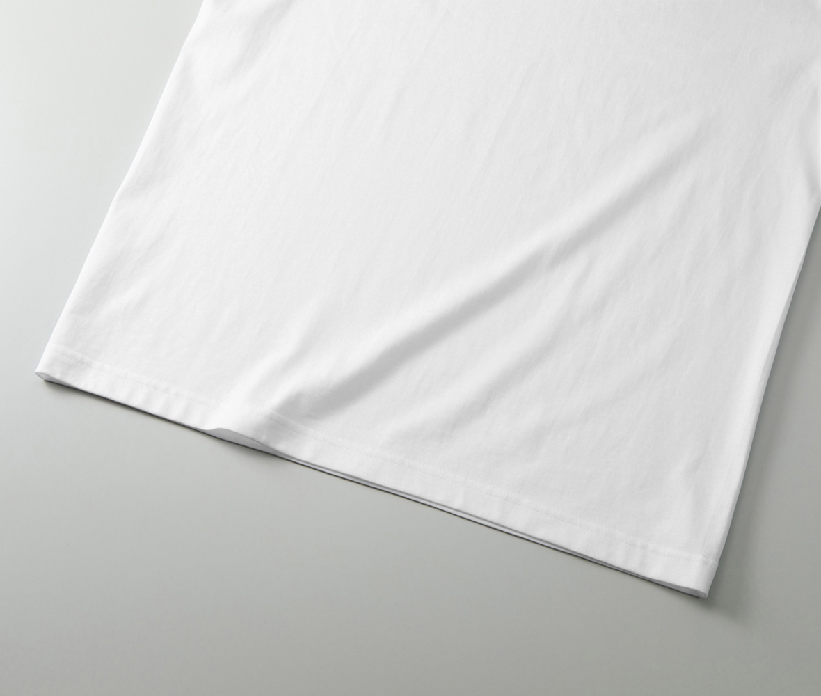 裾口は2本針始末