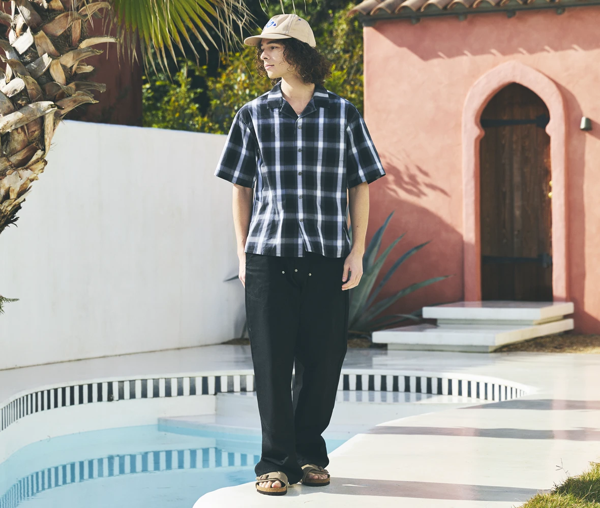 身長175cm Mサイズ 2001.ブラック/ホワイト 着用