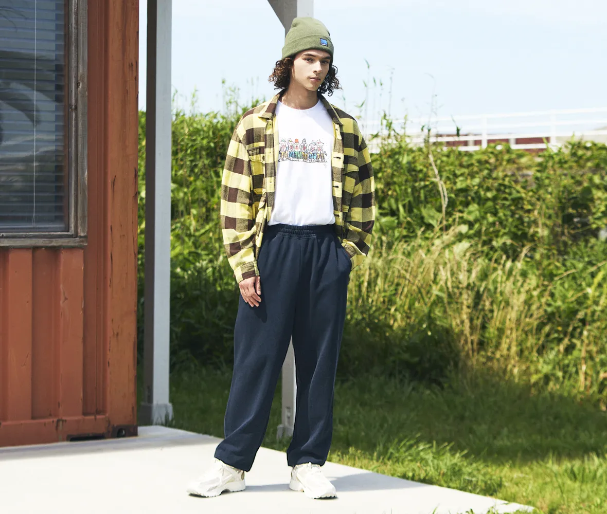 身長175cm Lサイズ 086.ネイビー 着用